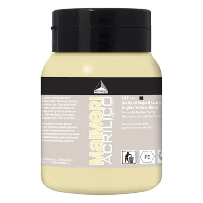 Maimeri Acrilico Acrylic Paint Naples Yellow Deep 500 ml pc