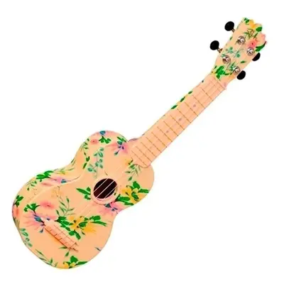 Pasadena WU-21F3-WH Floral Ukulele