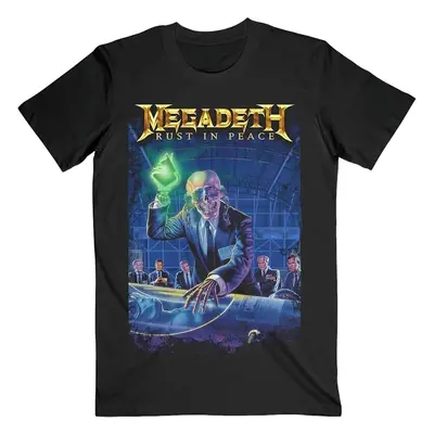 Megadeth T-Shirt Rust In Peace 30th Anniversary Unisex Black