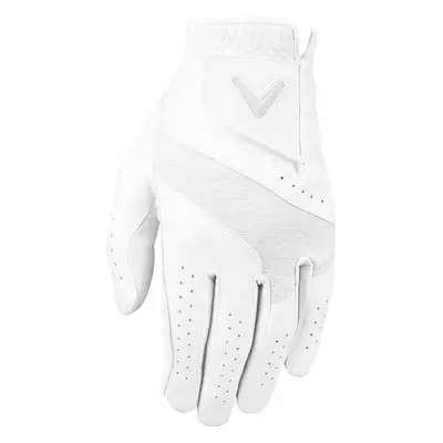 Callaway Fusion White/Silver Worn on Left Hand Womens gloves