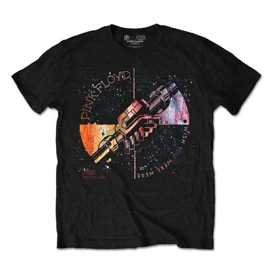 Pink Floyd T-Shirt Machine Greeting Orange Unisex Black