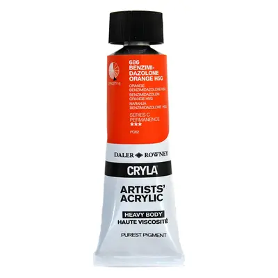 Daler Rowney Cryla Artists’ Acrylic Paint Benzimidazol Orange ml pc