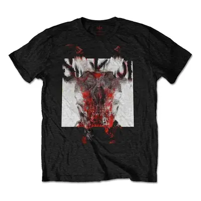 Slipknot T-Shirt Devil Single - Logo Blur Unisex Black