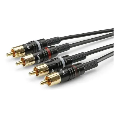 Sommer Cable Basic HBP-C2-0060 0,6 m Black Hi-Fi Audio Cable