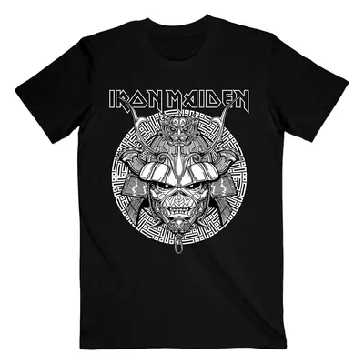 Iron Maiden T-Shirt Senjutsu Samurai Graphic White Unisex Black