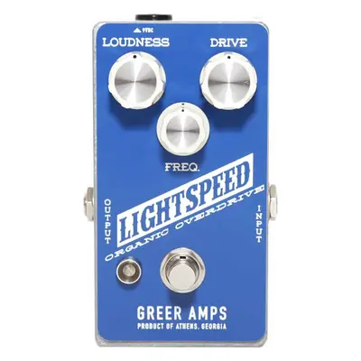 Greer Amps Lightspeed Organic Overdrive Guitar Effect