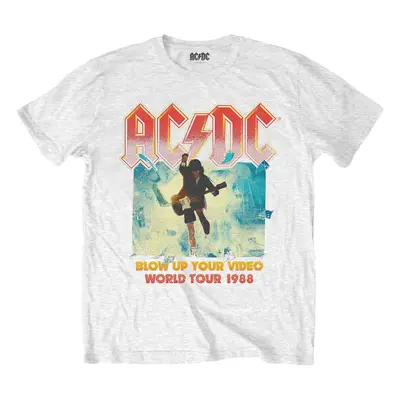 AC/DC T-Shirt Blow Up Your Video Unisex White