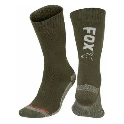 Fox Fishing Socks Collection Thermolite Long Socks Green/Silver