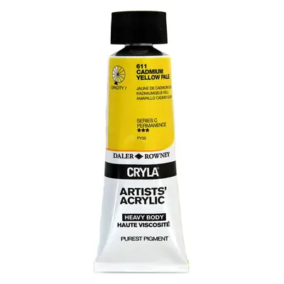 Daler Rowney Cryla Artists’ Acrylic Paint Cadmium Yellow Pale ml pc