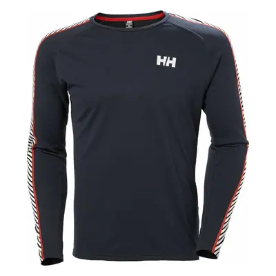 Helly Hansen Men's Lifa Active Stripe Crew Navy Base Layer