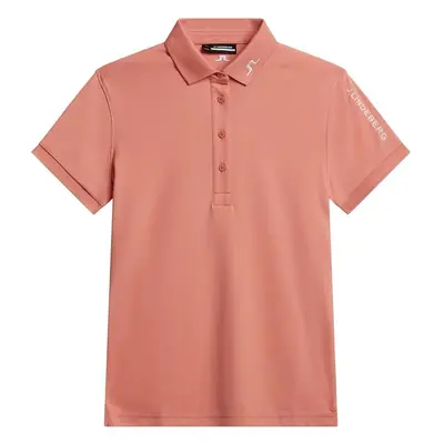 J.Lindeberg Tour Tech Womens Burnt Coral Polo Shirt