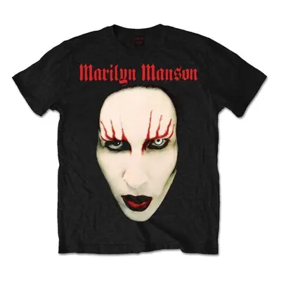 Marilyn Manson T-Shirt Red Lips Unisex Black