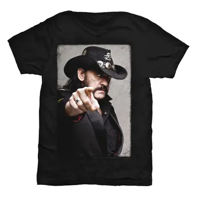 Lemmy Kilmister T-Shirt Pointing Photo Unisex Black