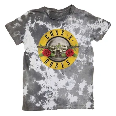 Guns N' Roses T-Shirt Classic Logo Unisex Dip-Dye on White