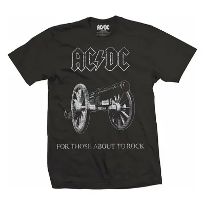 AC/DC T-Shirt About to Rock Unisex Black