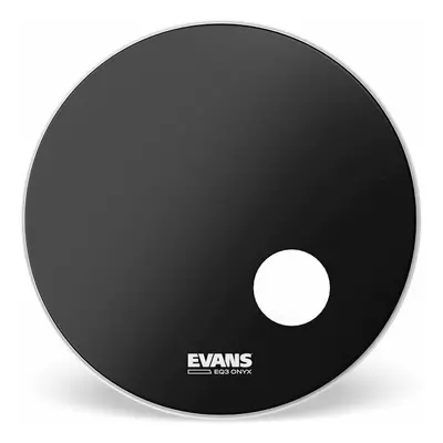 Evans BD20RONX EQ3 Onyx Coated 20" Black Resonant Drum Head