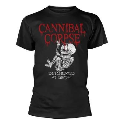 Cannibal Corpse T-Shirt Butchered At Birth Baby Black