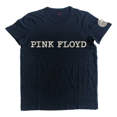 Pink Floyd T-Shirt Logo & Prism Unisex Navy Blue