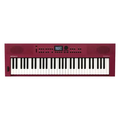 Roland GO:KEYS Keyboard with Touch Response Dark Red