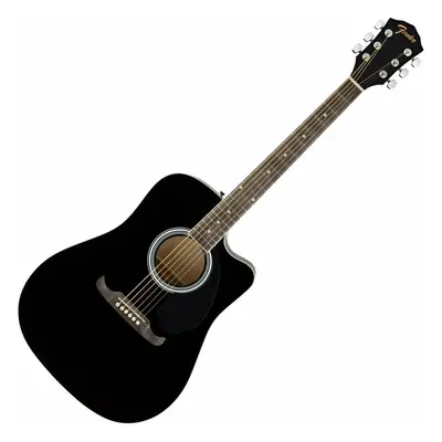 Fender FA-125CE Black electro-acoustic guitar