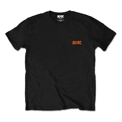 AC/DC T-Shirt Logo (Back Print) Unisex Black