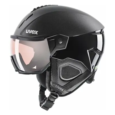 UVEX Instinct Visor Pro V Black Mat Ski Helmet