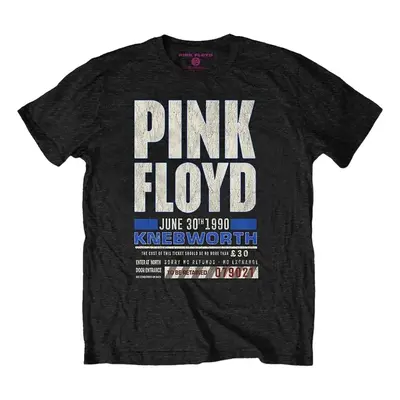 Pink Floyd T-Shirt Knebworth '90 Blue Unisex Black