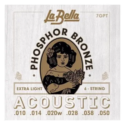 La Bella 7GPT Phosphor Bronze Guitar strings