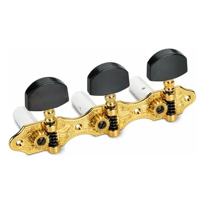 Schaller HGO Baseplate L Gold Guitar Tuning Machines