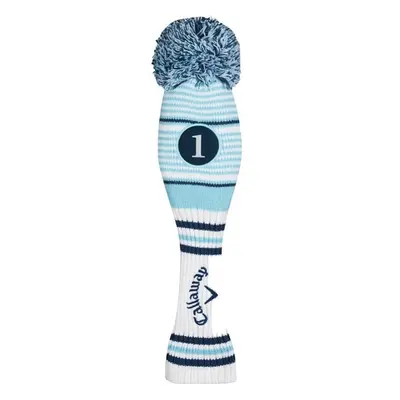 Callaway Pom Pom Driver White/Lite Blue/Navy Driver Headcover