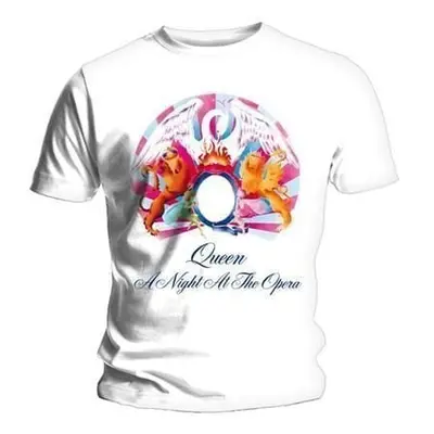 Queen T-Shirt A Night At The Opera Unisex White