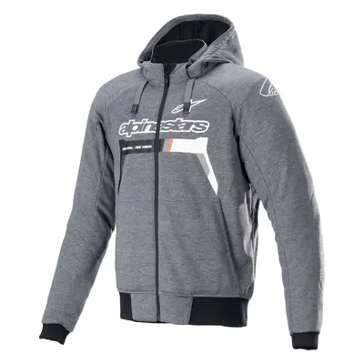 Alpinestars Chrome Ignition Hoodie Melange/Dark Gray/White Textile Jacket