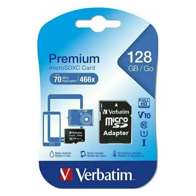 Verbatim SDXC 128GB micro Premium Micro SDXC GB Memory Card