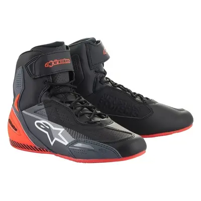 Alpinestars Faster-3 Shoes Black/Grey/Red Fluo Motorcycle Boots (unavailable)