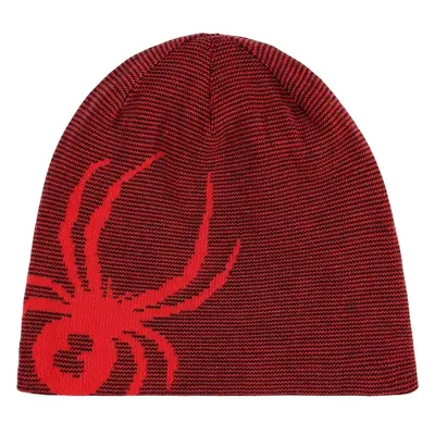 Spyder Mens Reversible Innsbruck Spyder Red Ski Beanie