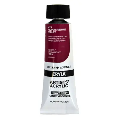 Daler Rowney Cryla Artists’ Acrylic Paint Quinacridone Violet ml pc