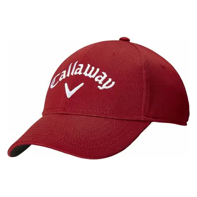 Callaway Mens Side Crested Structured Red Cap