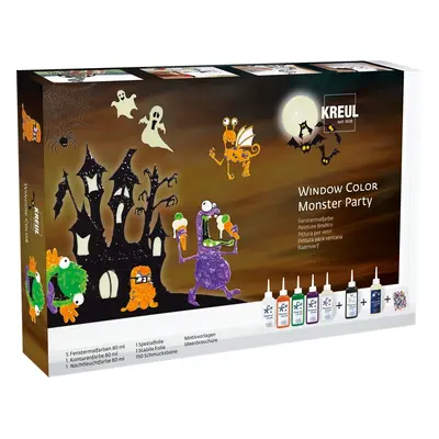 Kreul Set of Glass Paints Monster Party x ml