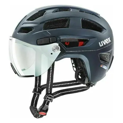 UVEX Finale Visor Vario Deep Space Mat Bike Helmet