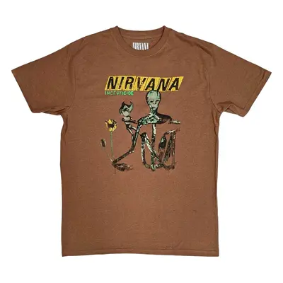 Nirvana T-Shirt Incesticide Unisex Brown