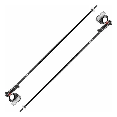 Leki Carbon 3D Black/Dark Anthracite/Bright Red cm Ski Poles