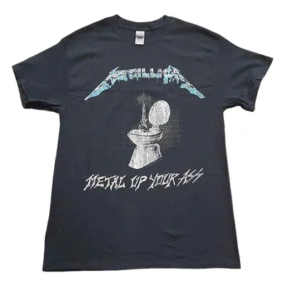 Metallica T-Shirt Metal Up Your Ass Unisex Black