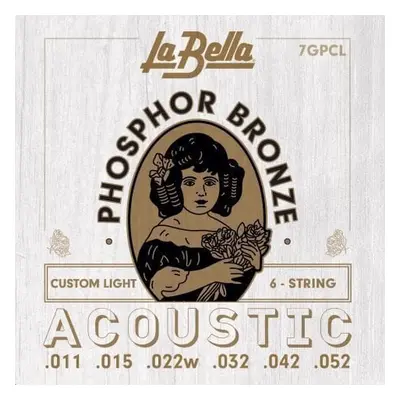 La Bella 7GPCL Phosphor Bronze Guitar strings