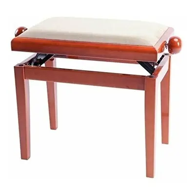 GEWA Piano Bench Deluxe Wooden piano stool Cherry