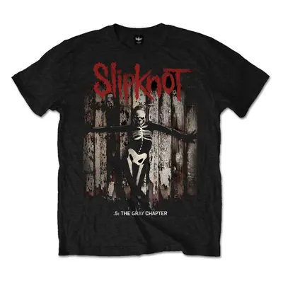 Slipknot T-Shirt .5: The Gray Chapter Album Unisex Black