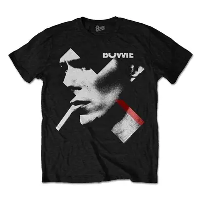 David Bowie T-Shirt X Smoke Red Unisex Black