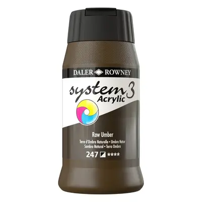 Daler Rowney System3 Acrylic Paint Raw Umber ml pc