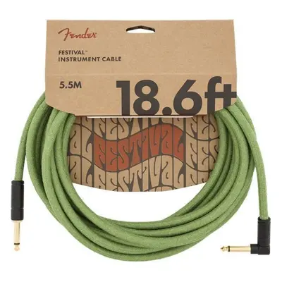 Fender Festival Series 5,5 m Straight - Angled Instrument Cable