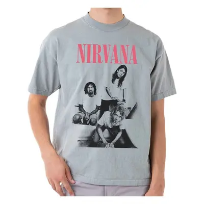 Nirvana T-Shirt Bathroom Photo Unisex Grey