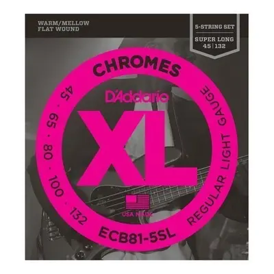 D'Addario ECB81-5SL Bass strings